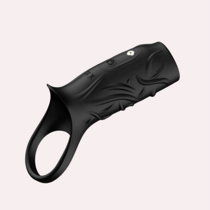 Realistic Vibrating Penis Sleeve with Cock Ring Enhanced Pleasure & ED Support Lovebirdvibe Realistic Vibrating Penis Sleeve with Cock Ring Enhanced Pleasure & ED Support Lovebirdvibe