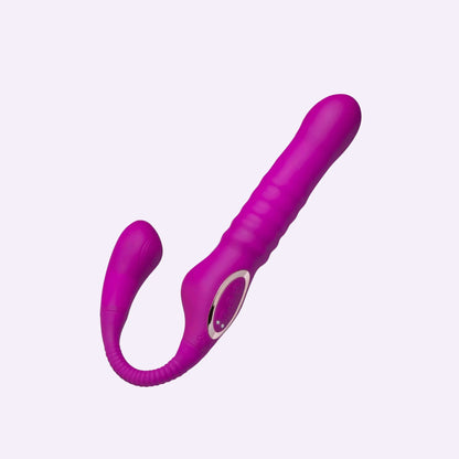 BananaBliss Strapless Strap-on Thrusting Dildo G-spot Vibrator Tapping Clit Stimulator