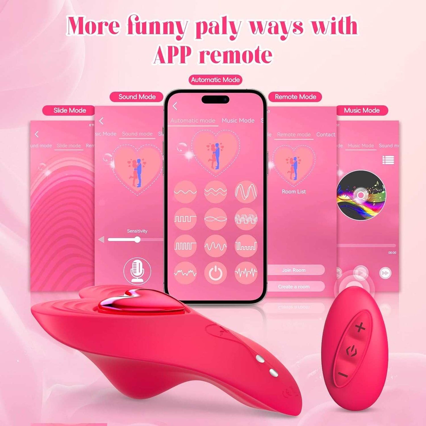HeartBeat - App Vibrating Panties Lovebirdvibe HeartBeat - App Vibrating Panties Lovebirdvibe