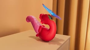 Octopus - Thrusting Vibrators Licking G-spot Clit Stimulator