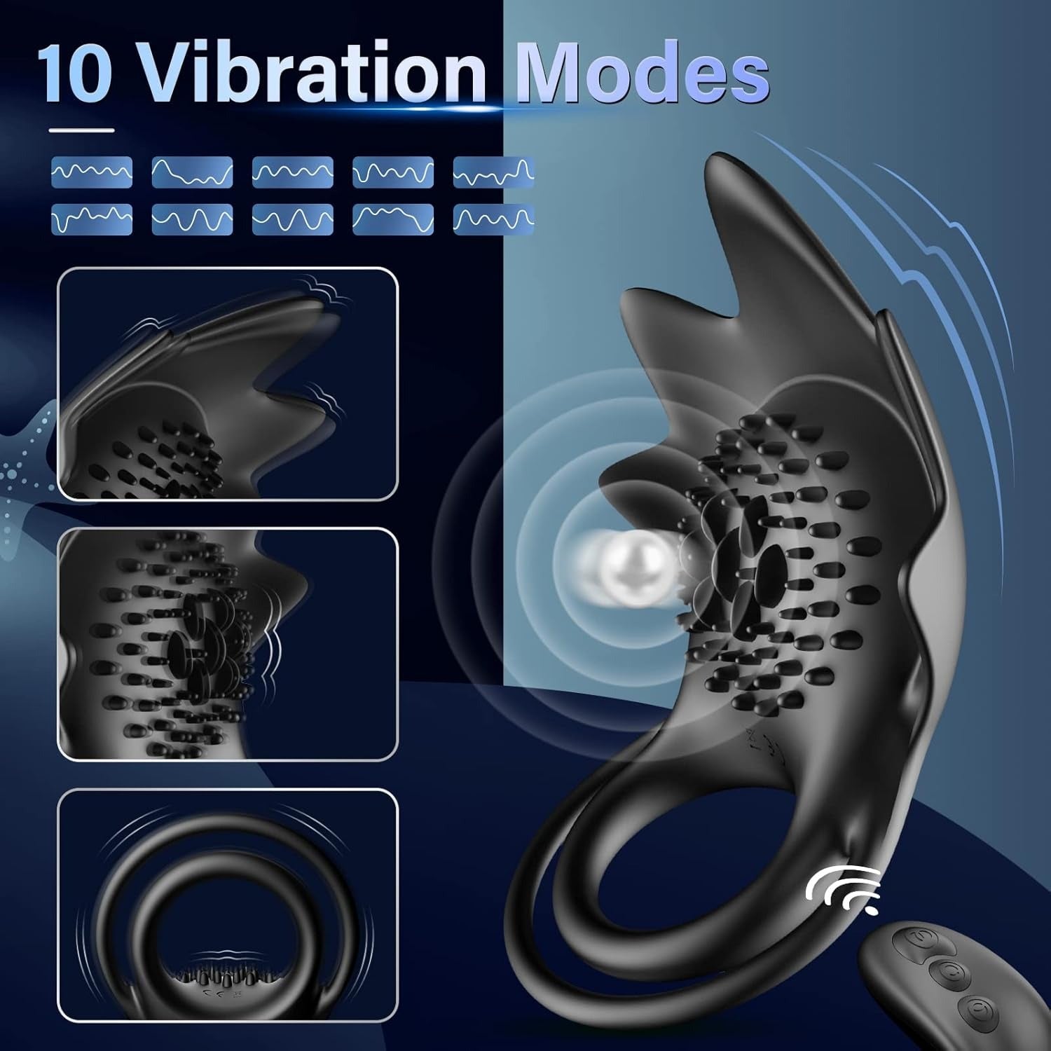 Testicles Stimulator with Vibration Function Lovebirdvibe Testicles Stimulator with Vibration Function Lovebirdvibe