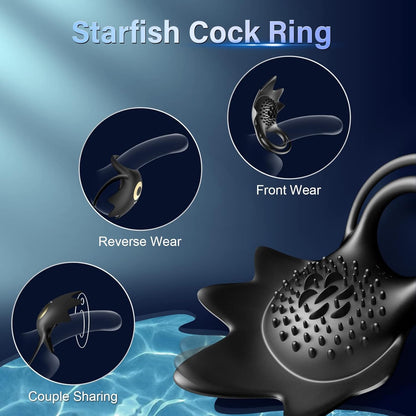 STARFISH - Male Vibrator with Cock Ring
