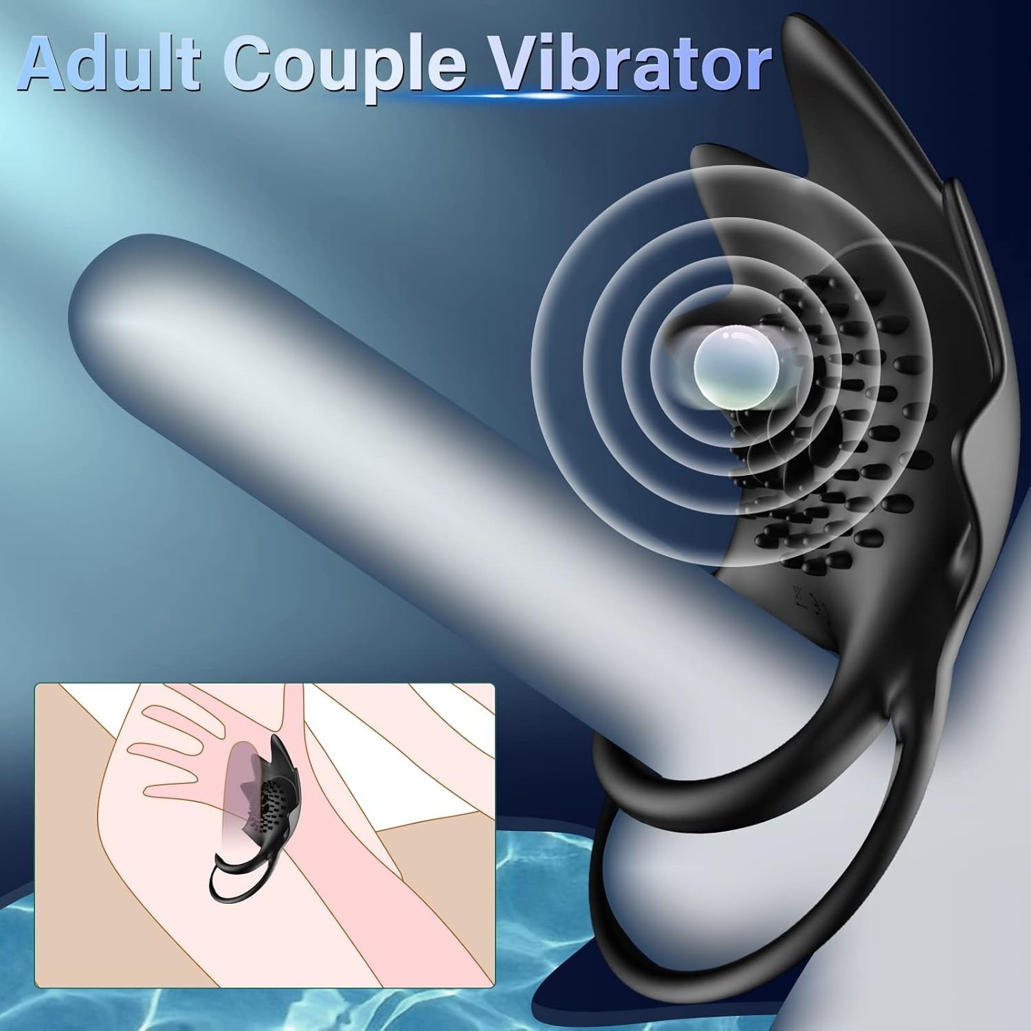 Testicles Stimulator with Vibration Function Lovebirdvibe Testicles Stimulator with Vibration Function Lovebirdvibe