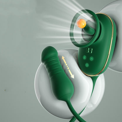 Opula - Clit Sucking Tongue Vibrator with Thrusting Stimulator