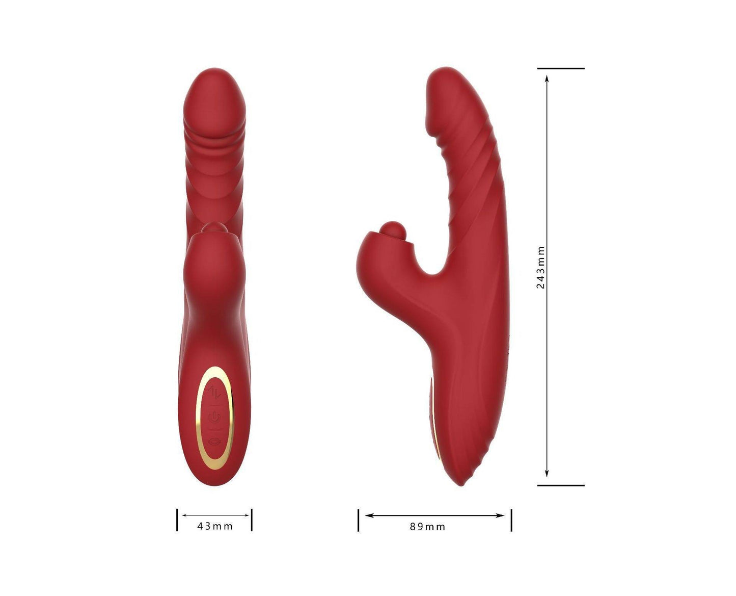 Warrior - Thrusting Vibrator Dildo for Women and Couple