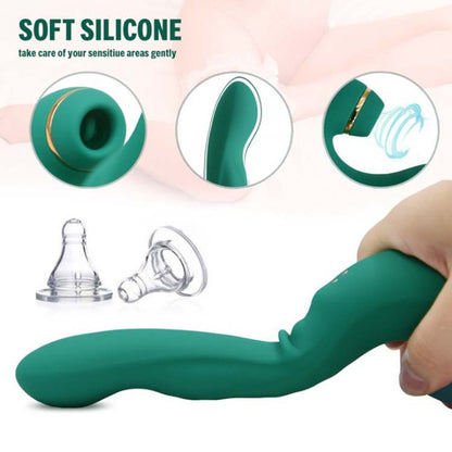 JuicyFig - 3 in 1 Clitoral Suction & Vibration G-Spot Stimulator