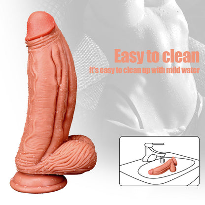 Moxie - 11 in Giant XXXL Monster Thick Dual-density Anal Dildo