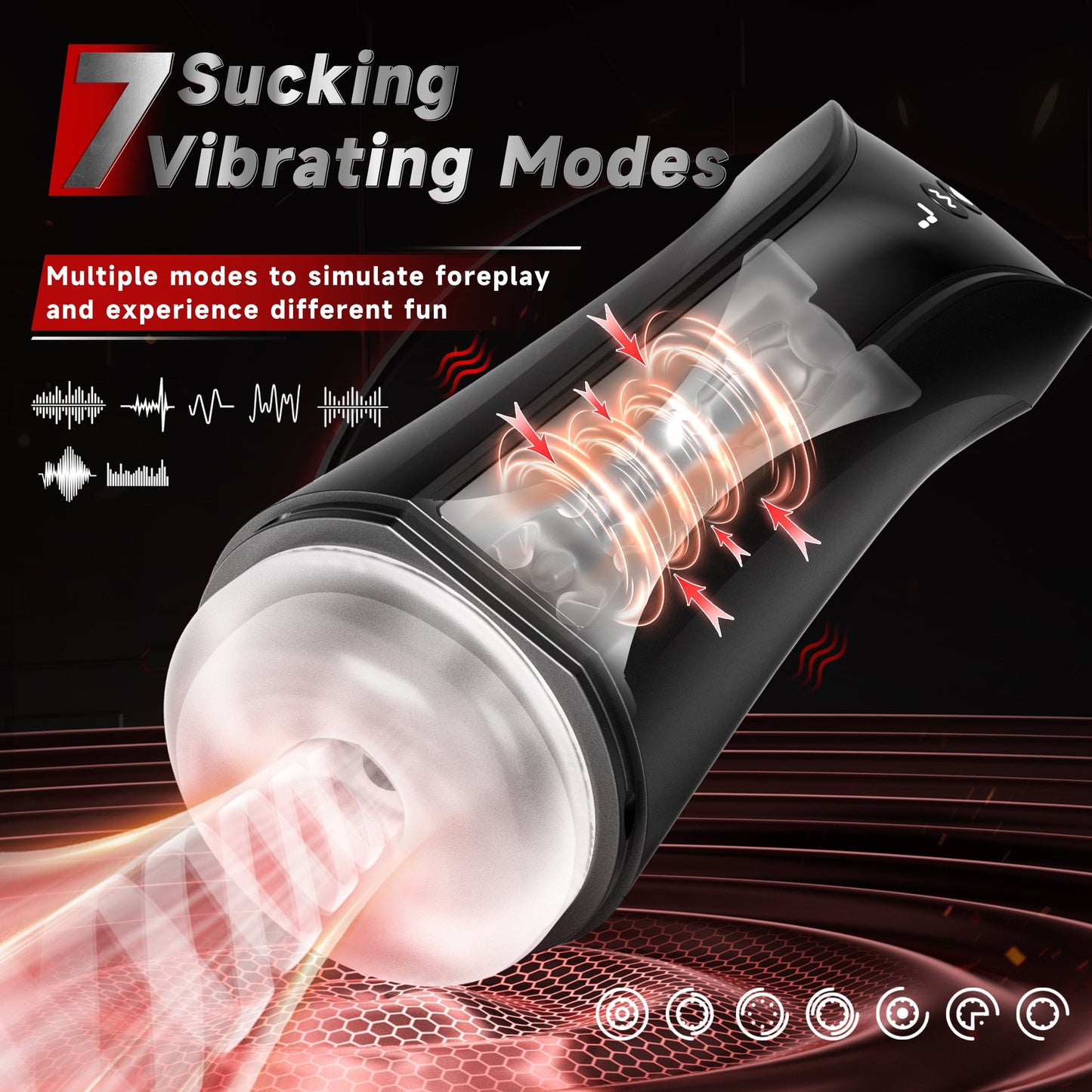 Blush | App Control 3 in 1 Vacuum Pump penis Trainer Vibrating Male Masturbator