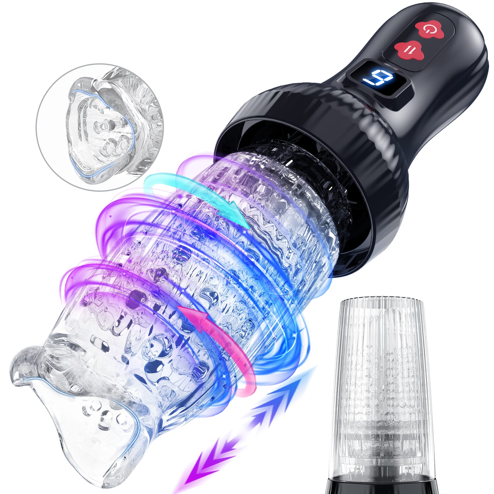 Male rose pro Upgraded 2 in 1 Powerful Vibrating Thrusting and Rotating Male Masturbator Lovebirdvibe Male rose pro Upgraded 2 in 1 Powerful Vibrating Thrusting and Rotating Male Masturbator Lovebirdvibe