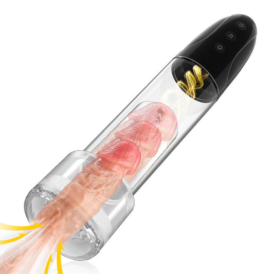 WittyRaccoon - In 1 Vagina Sucking Electric Penis Pump Masturbator