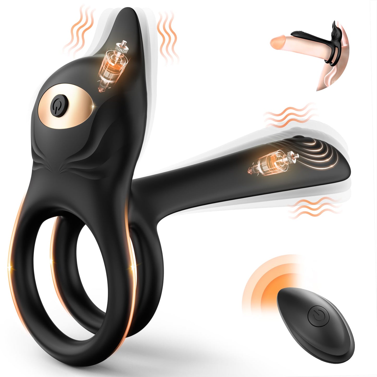 Zappy | 3 in 1 Multifunctional Penis Cock Ring with 10 Vibrating Modes