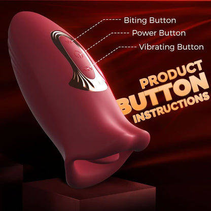 Sizzle - Biting and Licking Clitoris Stimulator Nipple Sucking Female Vibrator