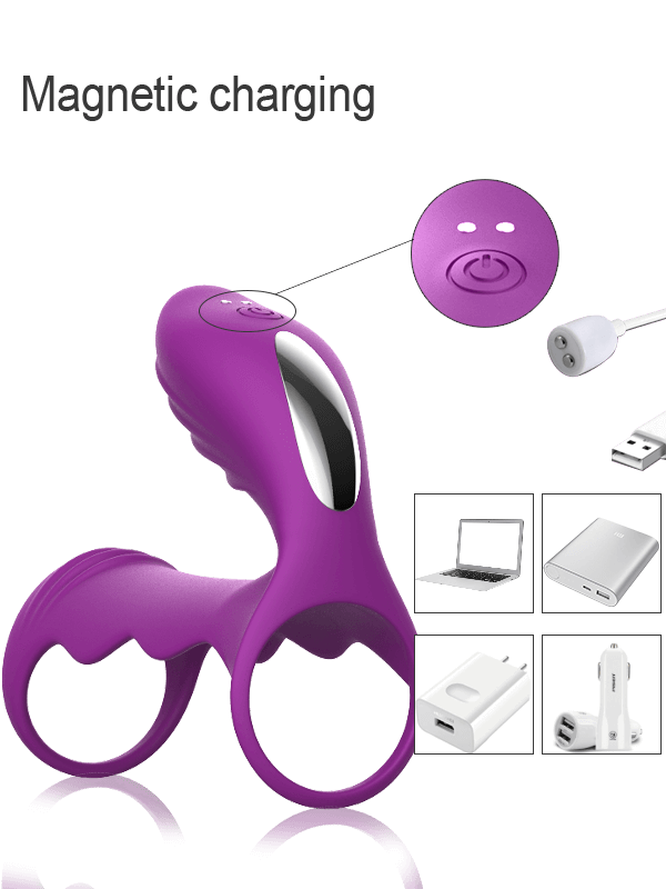 Fuzzy | 12 Vibration Modes Remote control Penis Ring