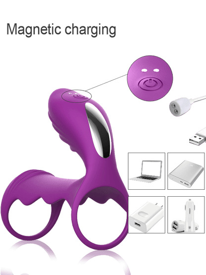 Fuzzy | 12 Vibration Modes Remote control Penis Ring