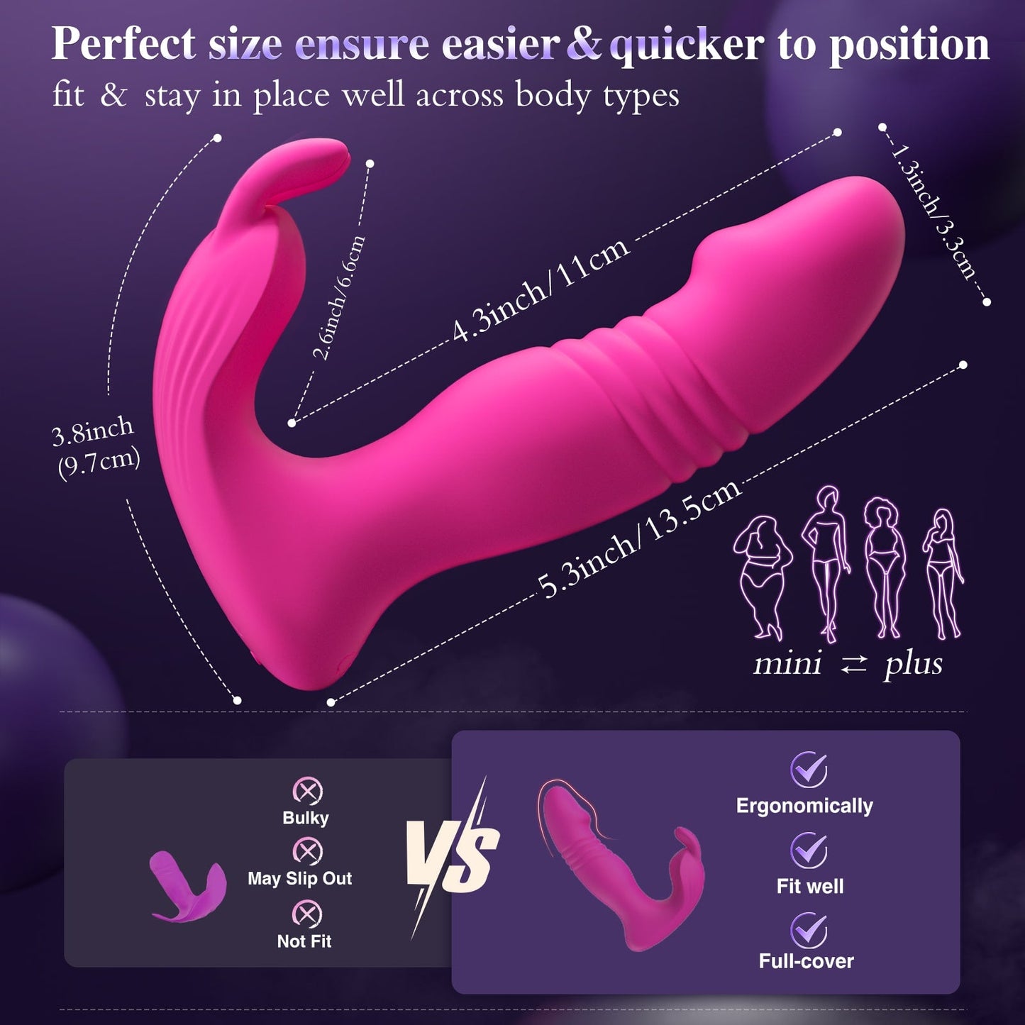 Glee | 3 in 1 App Wearable Remote Control Female Vibrator Sex Toy