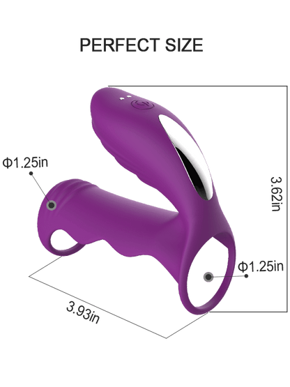 Fuzzy | 12 Vibration Modes Remote control Penis Ring