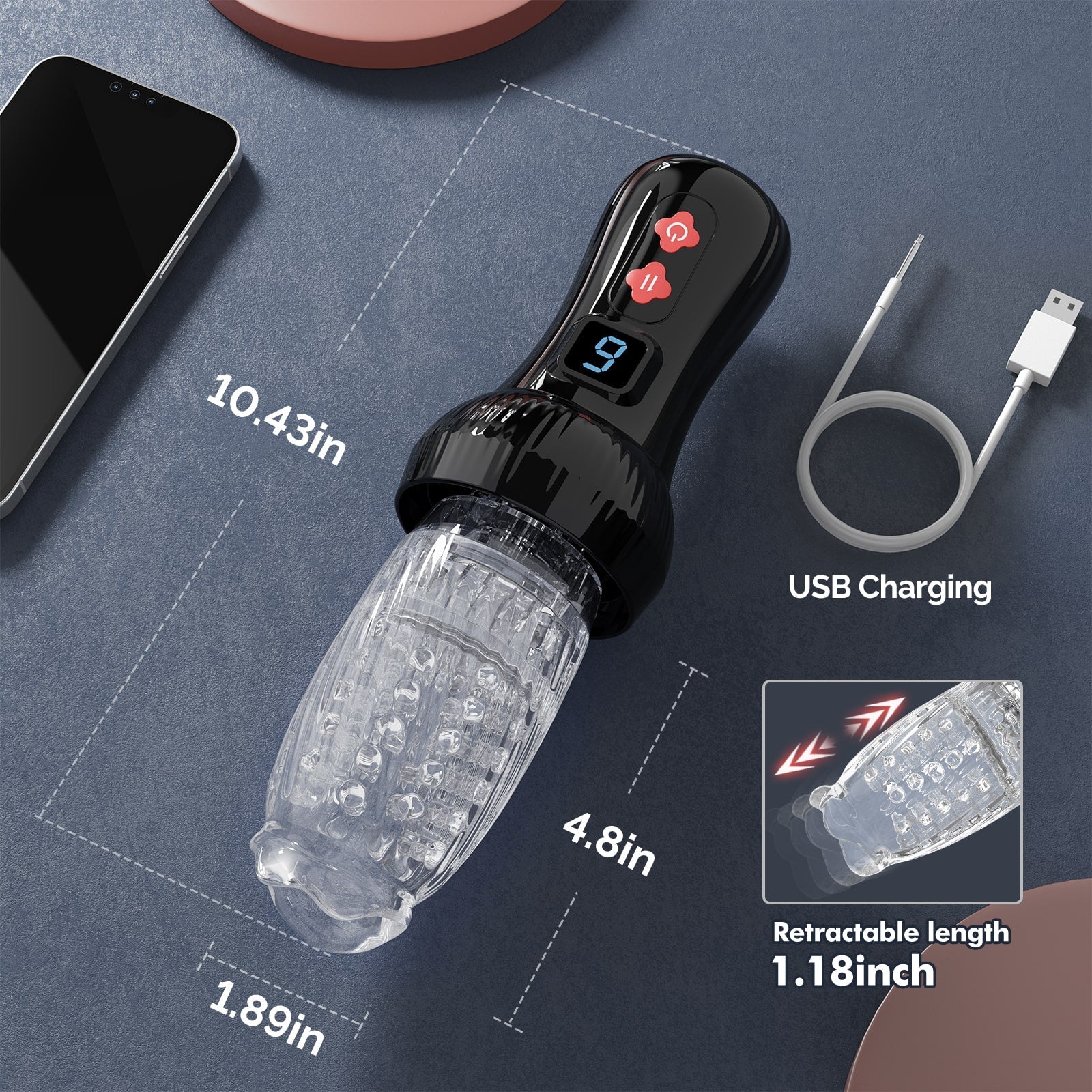 Male rose pro Upgraded 2 in 1 Powerful Vibrating Thrusting and Rotating Male Masturbator Lovebirdvibe Male rose pro Upgraded 2 in 1 Powerful Vibrating Thrusting and Rotating Male Masturbator Lovebirdvibe