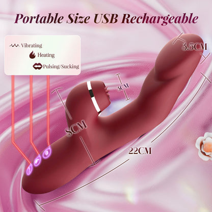 Jolly | 3 in 1 Stimulation Rabbit Vibrator with Heating