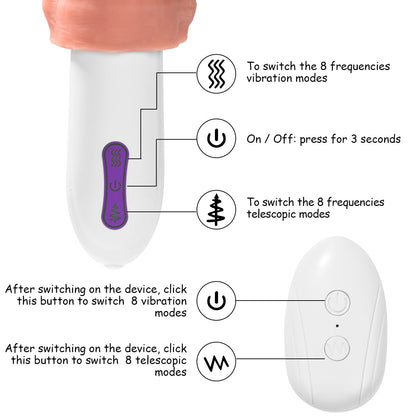 Spark | 8.26in 6 in 1 Multi-point Stimulation Dildo Machine