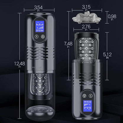 Charm | Innovative Motors Telescoping LCD Display Masturbator