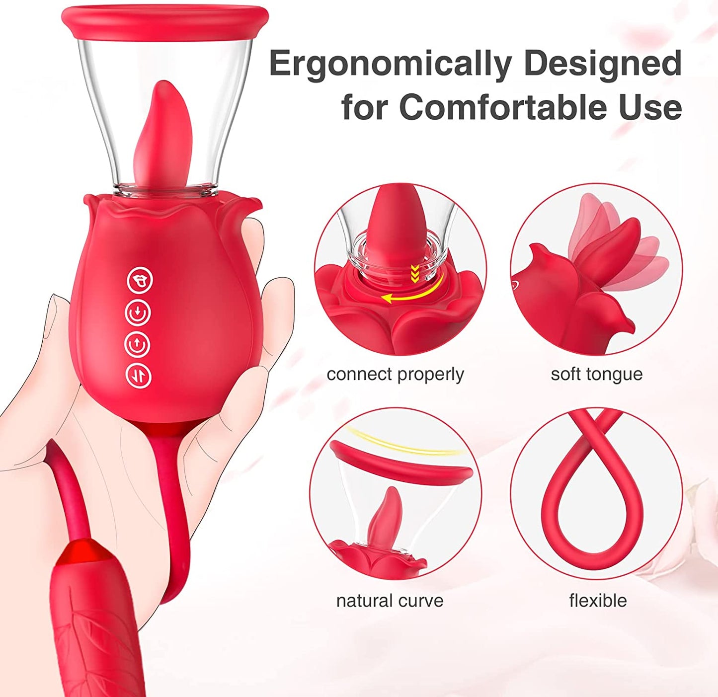 Swoon - 3 in 1 Upgrade Rose Stimulator to Hit all Hot Spots