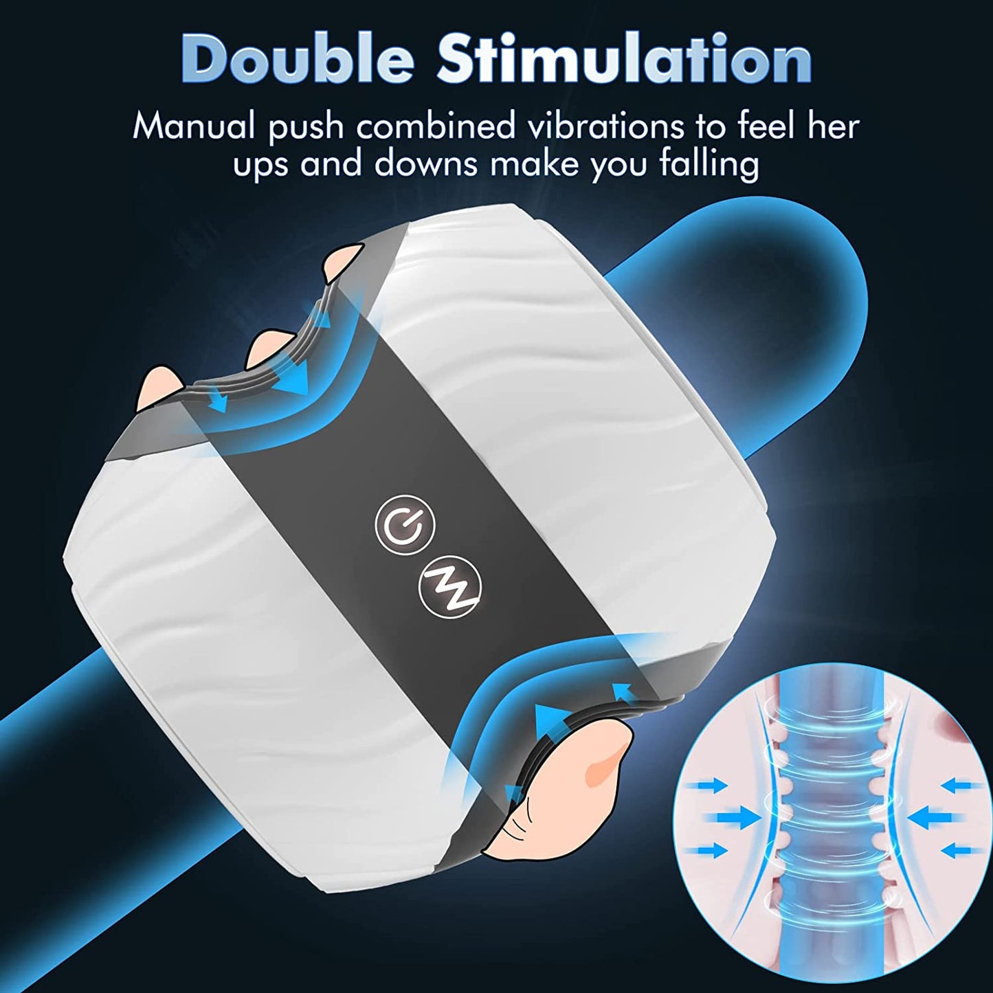 Cozy - 2 Motors Vibration Hands-Free Training Cup