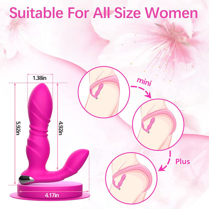 Plushy | Thrusting Wearable Butt Plug G-Spot Vibrator