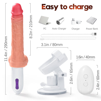 Spark | 8.26in 6 in 1 Multi-point Stimulation Dildo Machine