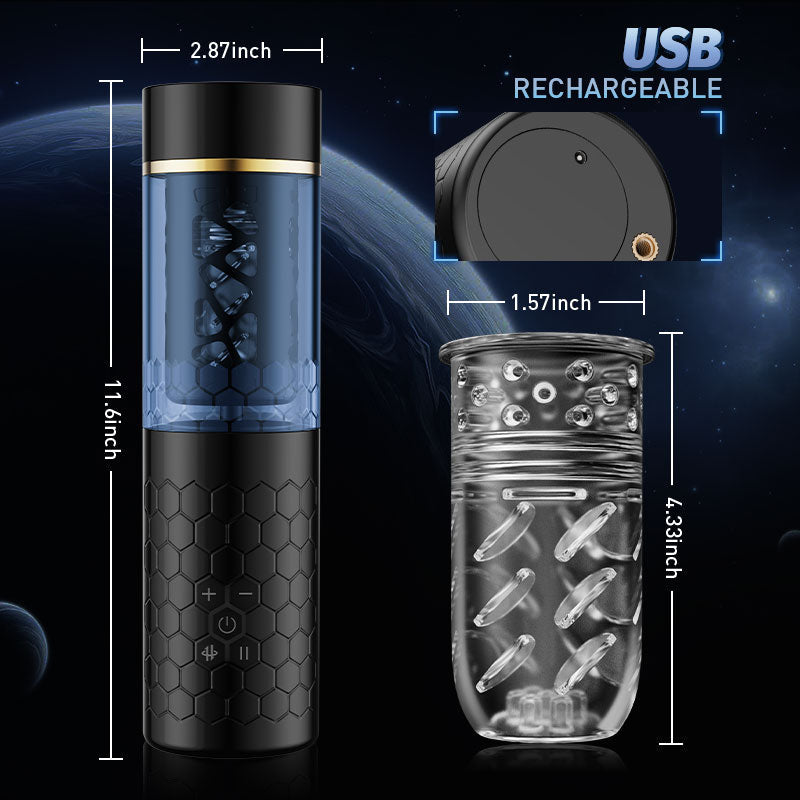 10 Thrusting Spinning Suction Technical Sense Male Masturbator - Black Lovebirdvibe 10 Thrusting Spinning Suction Technical Sense Male Masturbator - Black Lovebirdvibe