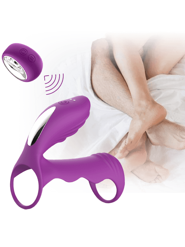 Fuzzy | 12 Vibration Modes Remote control Penis Ring