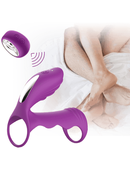 Fuzzy | 12 Vibration Modes Remote control Penis Ring