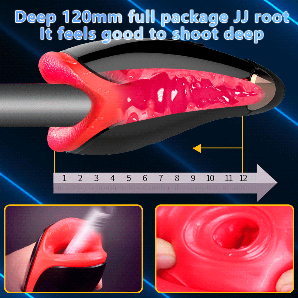 BigMouth - Male Masturbator Deep Throat Blowjob Stroker