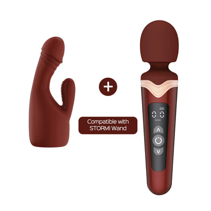 STORMI Powerful Wand Massager with Rabbit Attachment