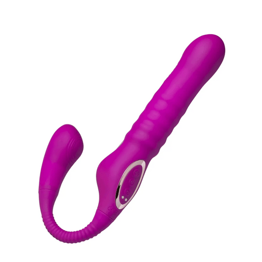 BananaBliss Strapless Strap-on Thrusting Dildo G-spot Vibrator Tapping Clit Stimulator