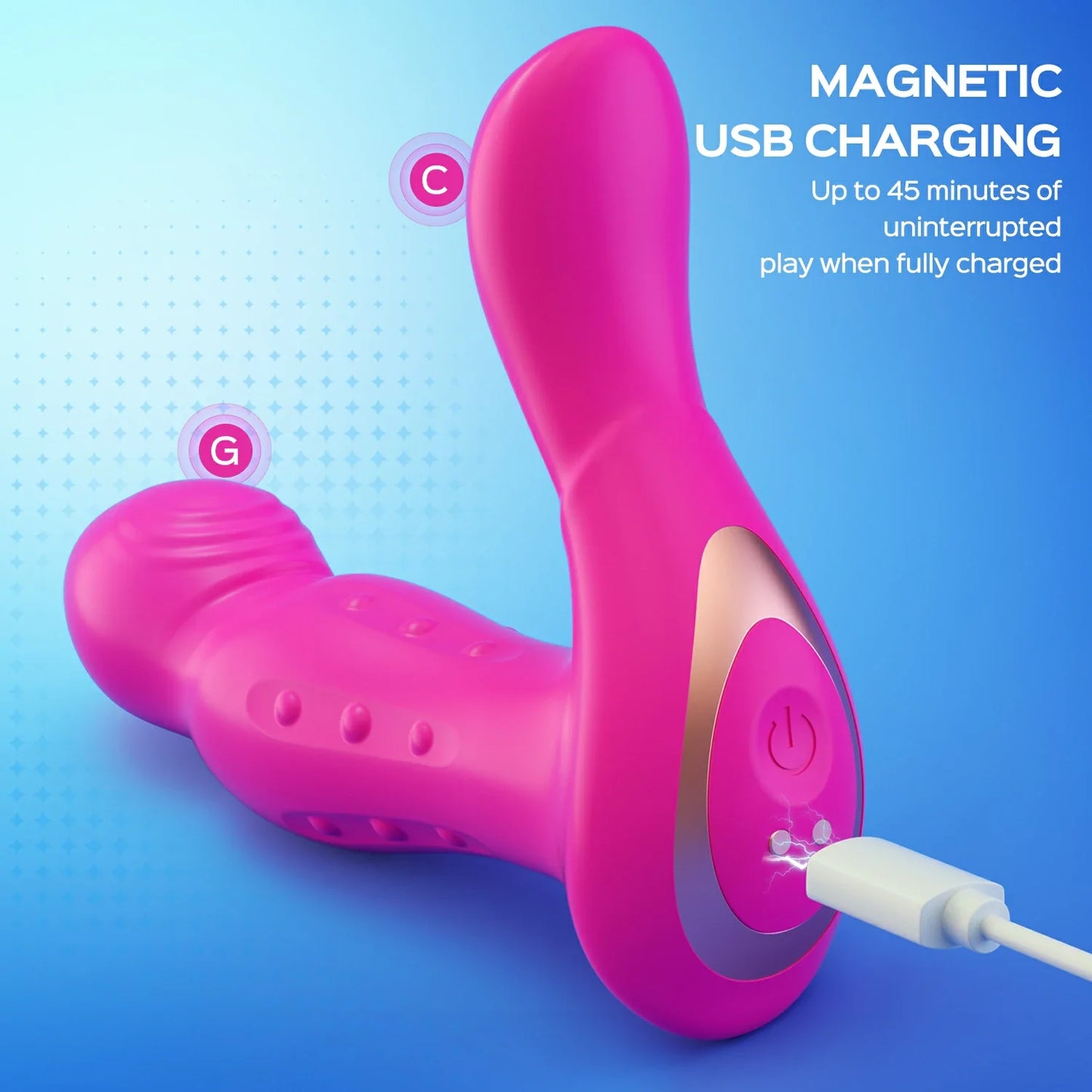 DigL - Remote Control Tapping G-spot Vibrator & Clit Stimulator