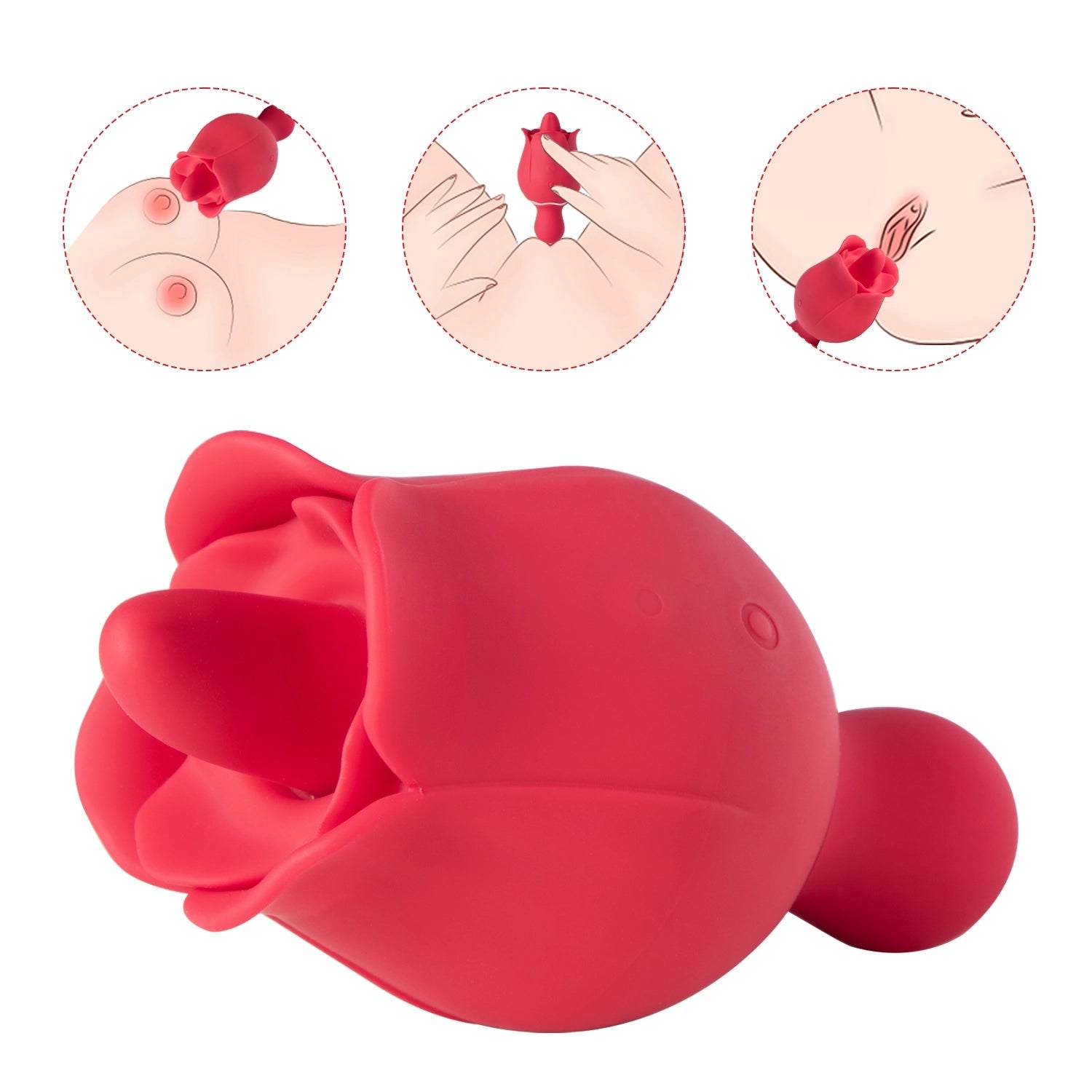 Experience Ecstasy with the Tongue Licking Rose Vibrator - Lovebirdvibe Experience Ecstasy with the Tongue Licking Rose Vibrator - Lovebirdvibe