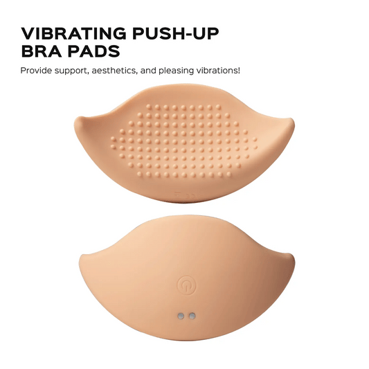 GG-BRA Remote Control Wearable Breast Massager Vibrating Push up Bra Pad Inserts