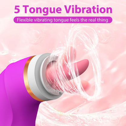 Jive | Double Stimulation Clitoral Sucking Tongue Vibrator