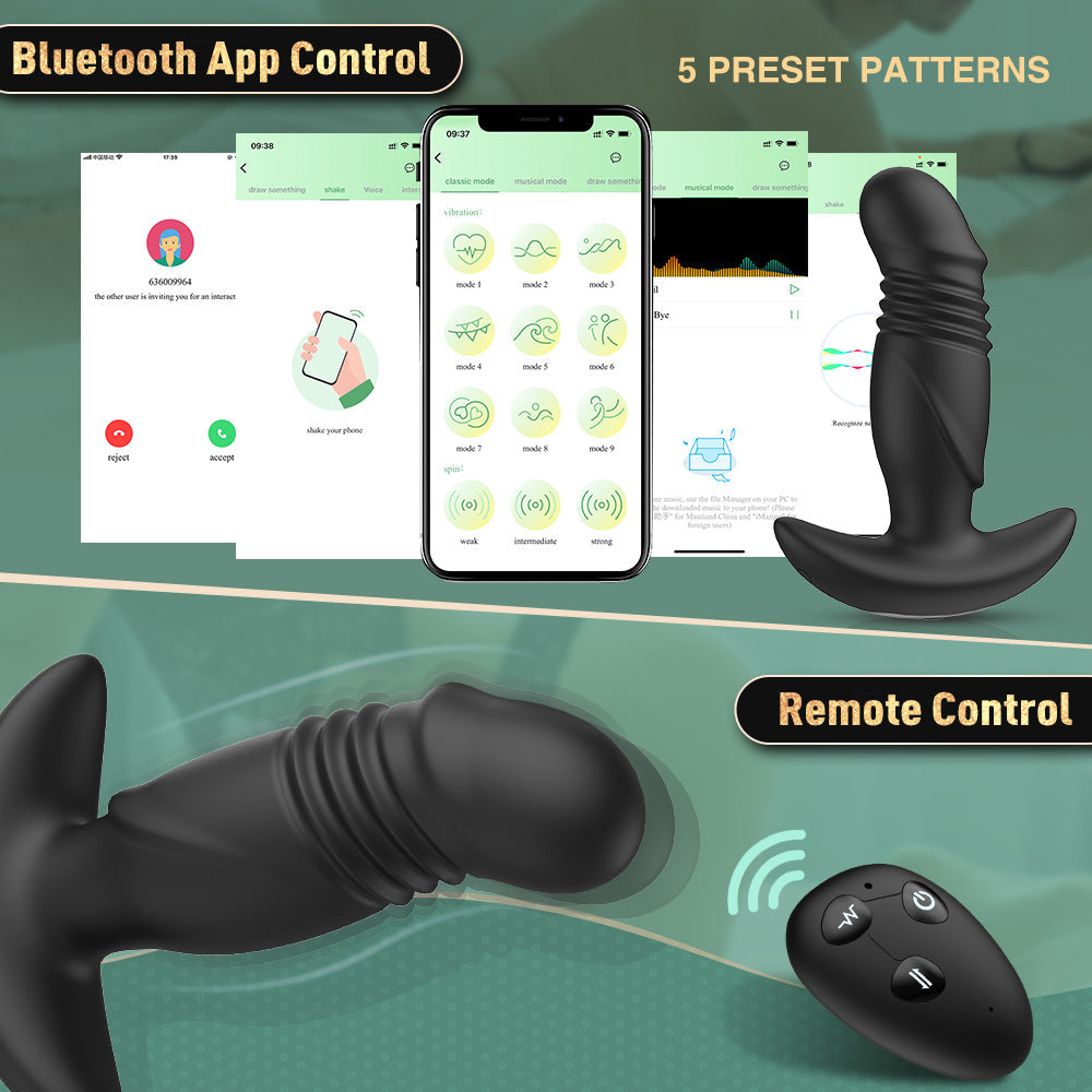 Tango | Thrusting & Vibrating Prostate Stimulator Butt Plug