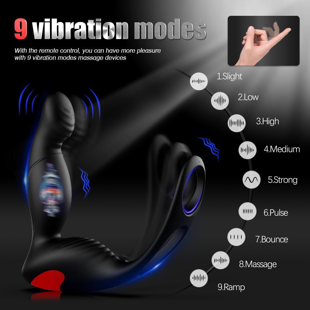 FeatheredPassion - Super Quiet 3 in1 Waterproof Prostate Milker